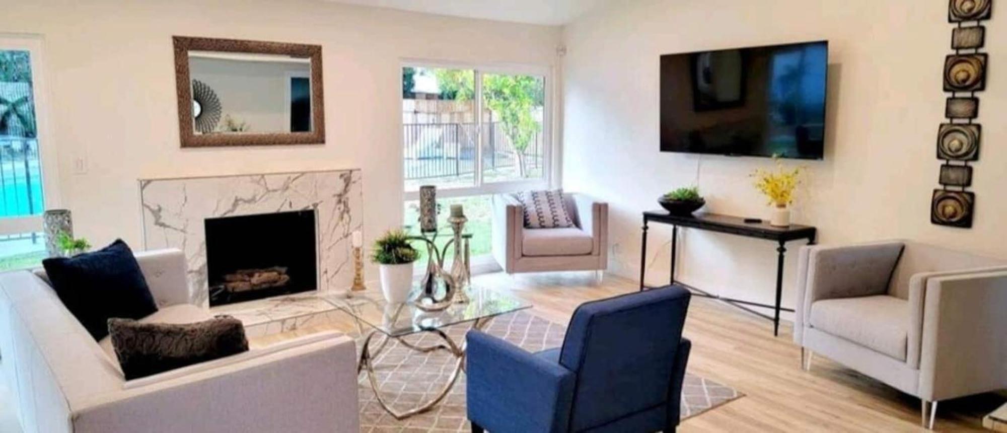 Spacious 4Bed 2Bath, Gated Pool, Wi-Fi, Garage Villa Los Angeles Exterior photo